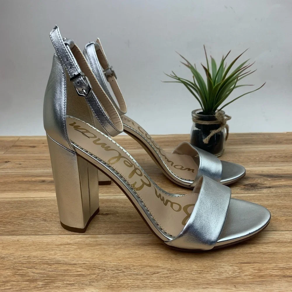 Sam Edelman Yaro Ankle Strap Sandal sz 8.5 - Picture 6 of 11